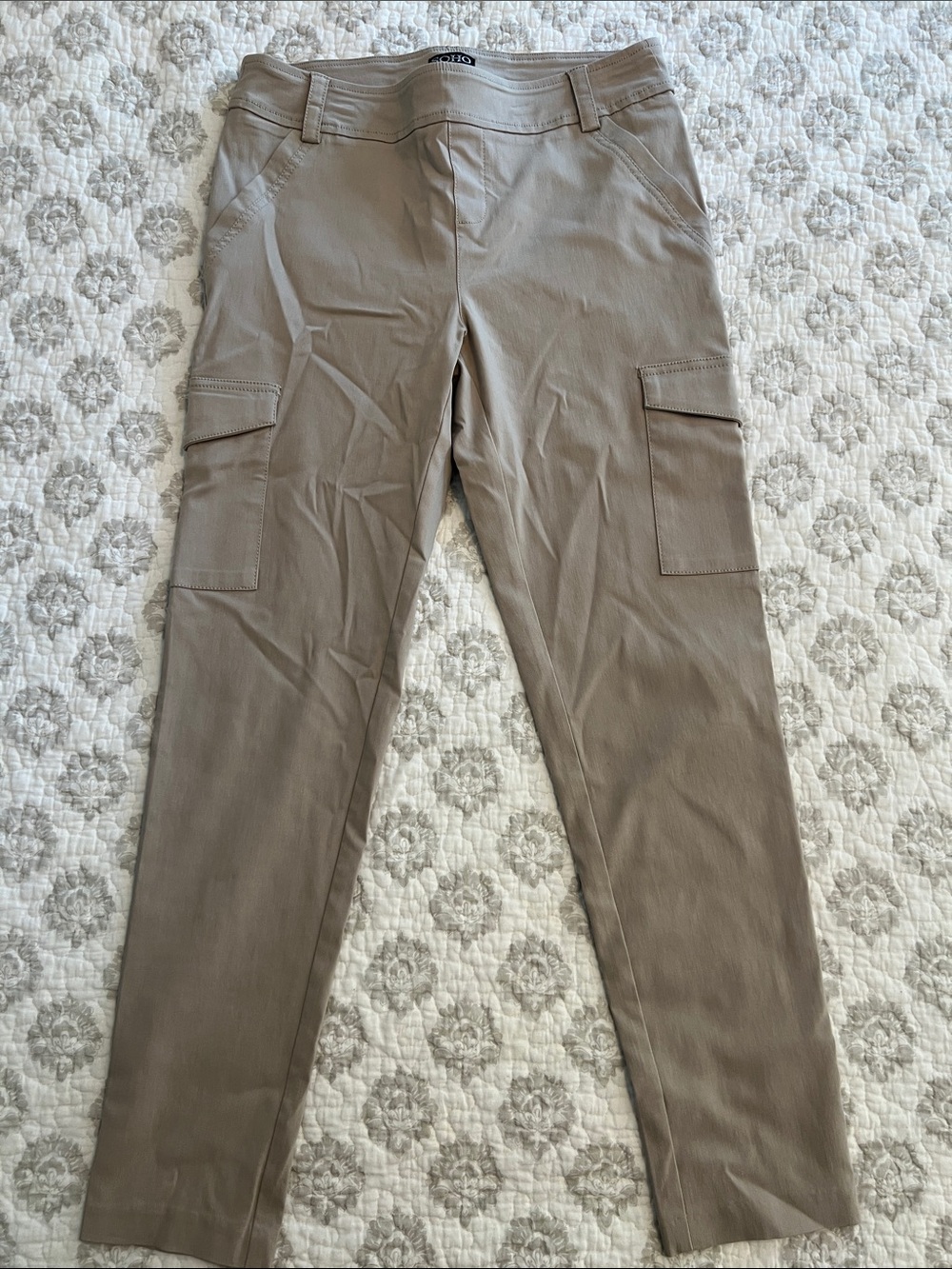 Soho Women's Cargo Pants - Taupe
